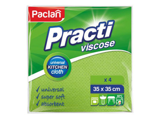 Универсальные салфетки Paclan, Practi, 35×35см, 4шт.