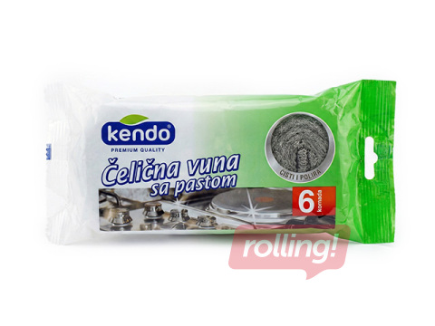 Puhastuskäsn pottide puhastamiseks Kendo, immutatud, 6tk.