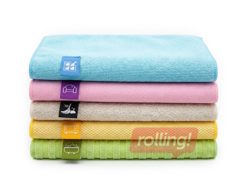 Cleaning cloth set Nord Clean, 30x30cm, 5pcs