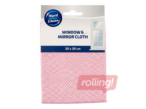 Салфетка Nord Clean, для стекла, 30x30см