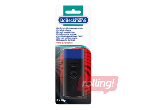 Ceramic hob scraper Dr.Beckmann, with 3 blades