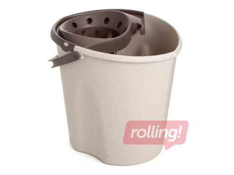 Ämber Tatay Ecohome, mopipressiga, beež, 12l