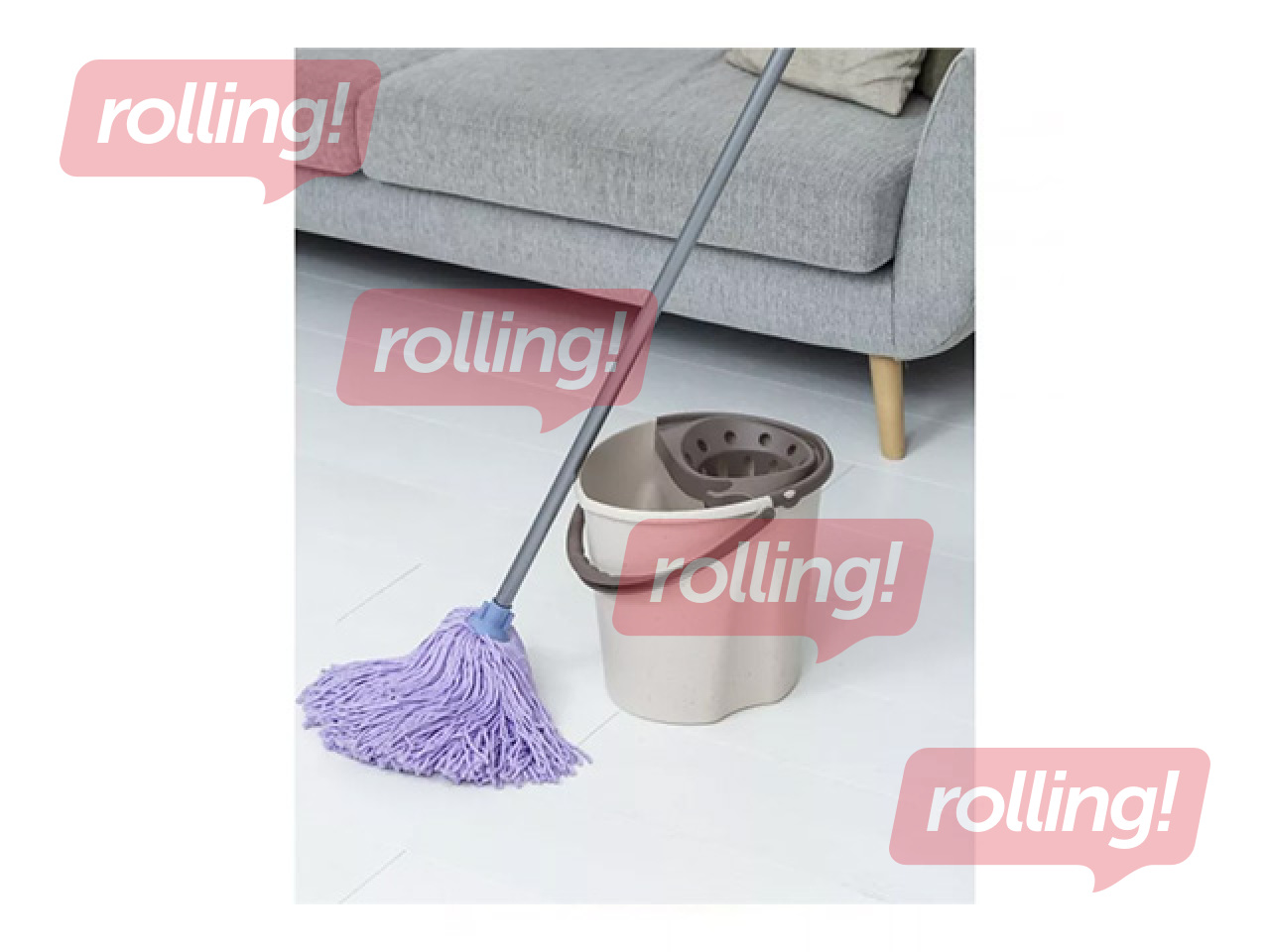 Ämber Tatay Ecohome, mopipressiga, beež, 12l