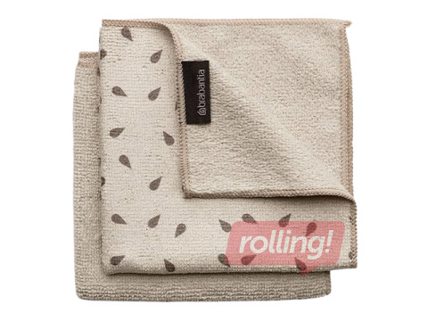 Mikrokiudlappide komplekt Brabantia, 30x30cm, beež, 2 tk.