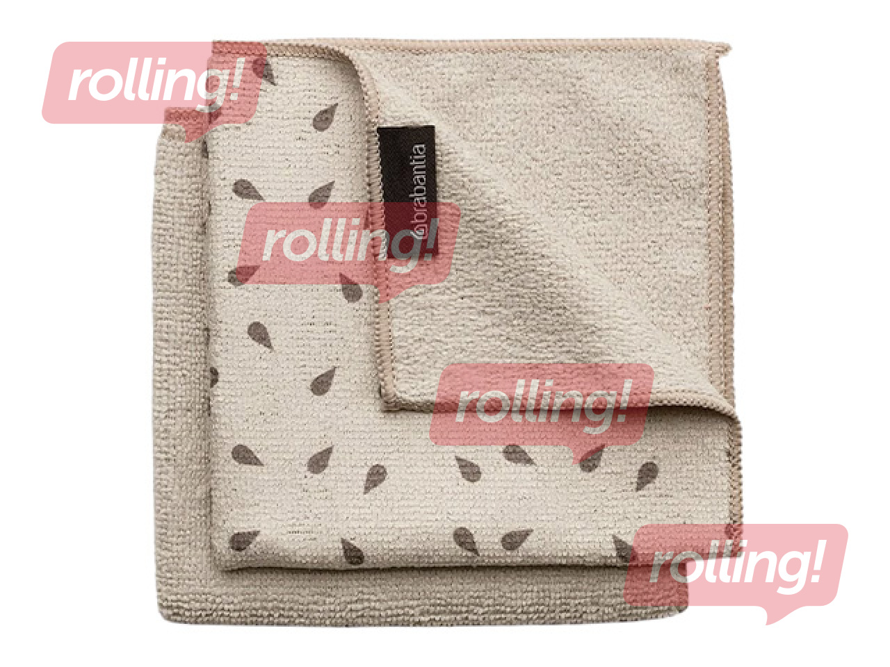 Mikrokiudlappide komplekt Brabantia, 30x30cm, beež, 2 tk.