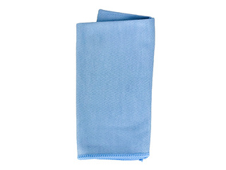 Glass cleaning cloth, 300GSM, light blue, 40x40cm