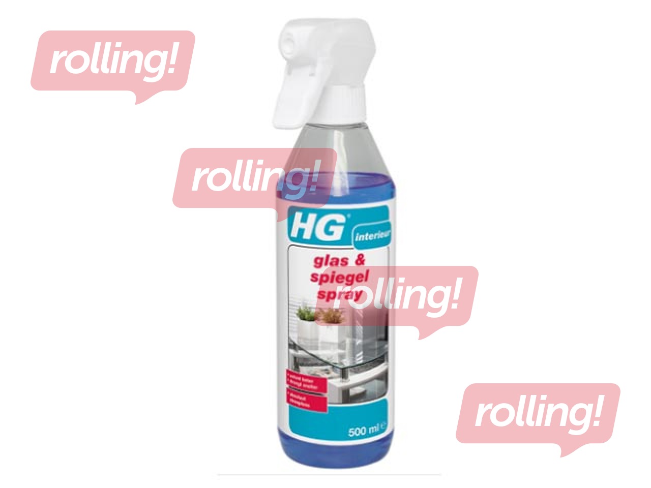 Stiklu tīrīšanas līdzeklis HG, 500ml