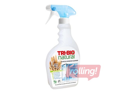 Stiklu tīrīšanas līdzeklis Tri-Bio Sensitive, dabīgs, 500ml