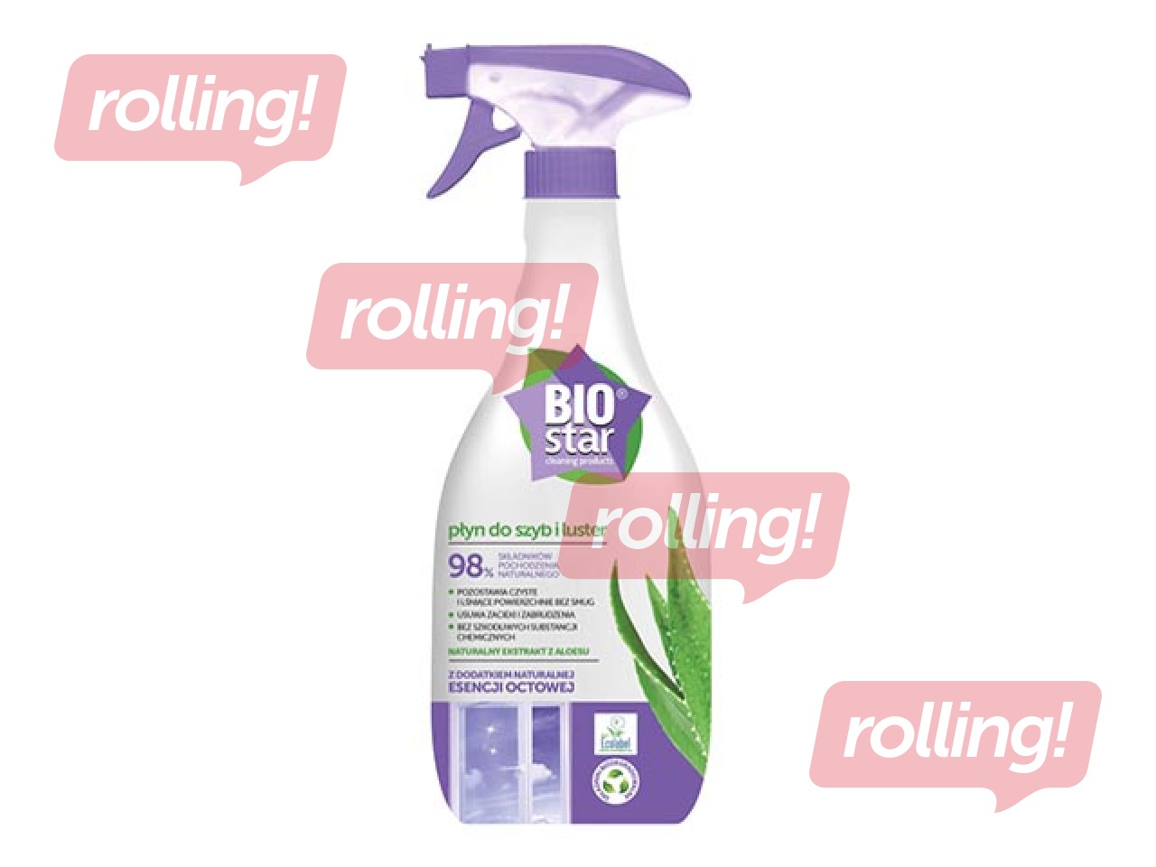 Puhastusvahend klaasidele ja peeglitele, BIOstar, 700 ml