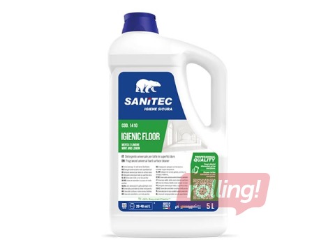 Universaalne põrandapesugeel Sanitec Igienic Floor Mint and Lemon, 5 L