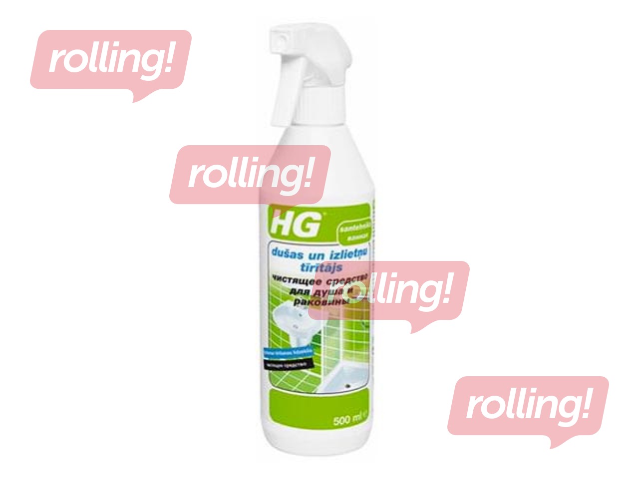Tīrīšanas līdzeklis vanasistabai HG, 500ml