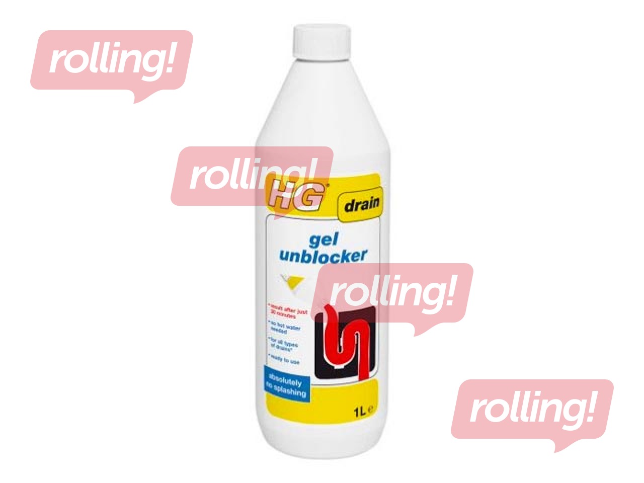 Kanalisatsiooni puhastusvahend HG, geel, 1 l