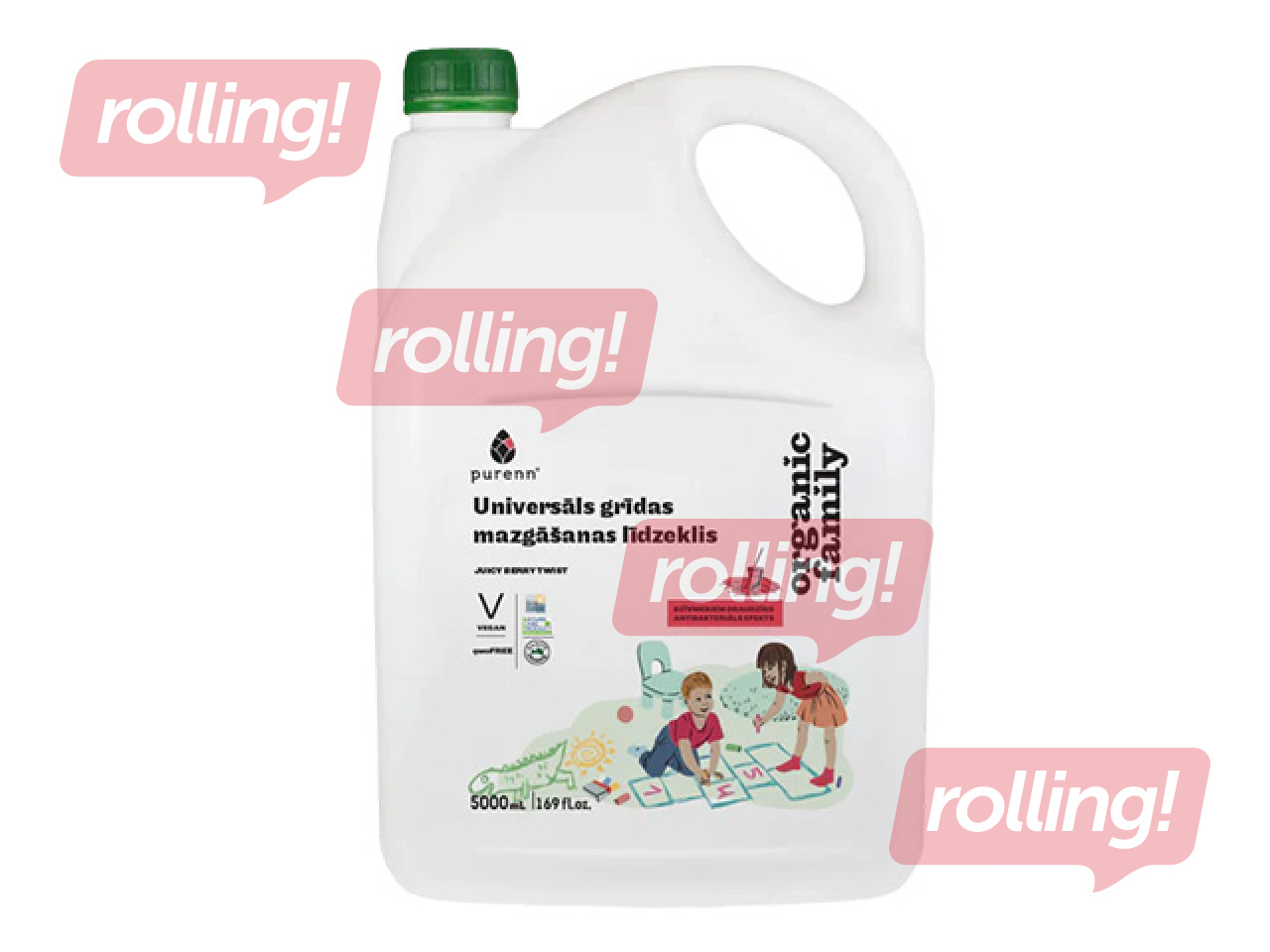 Universaalne põrandapesuvahend Purenn, Juicy Berry Twist, 5l