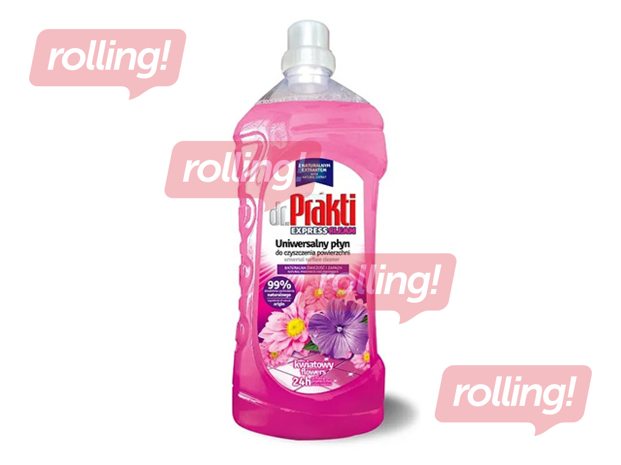 Grīdu mazgāšanas līdzeklis Dr.Prakti, Universal, Flower, 1.5l