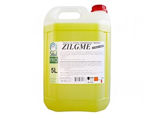 Dishwashing liquid, Zilgme, with lemon flavor 5 l