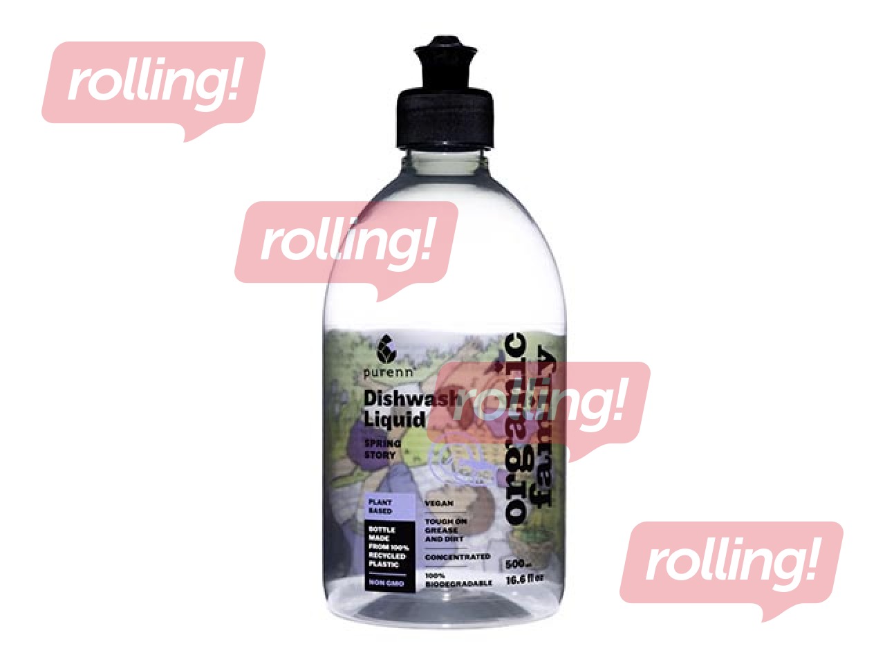Nõudepesuvahend PURENN, lavendeli, 500ml