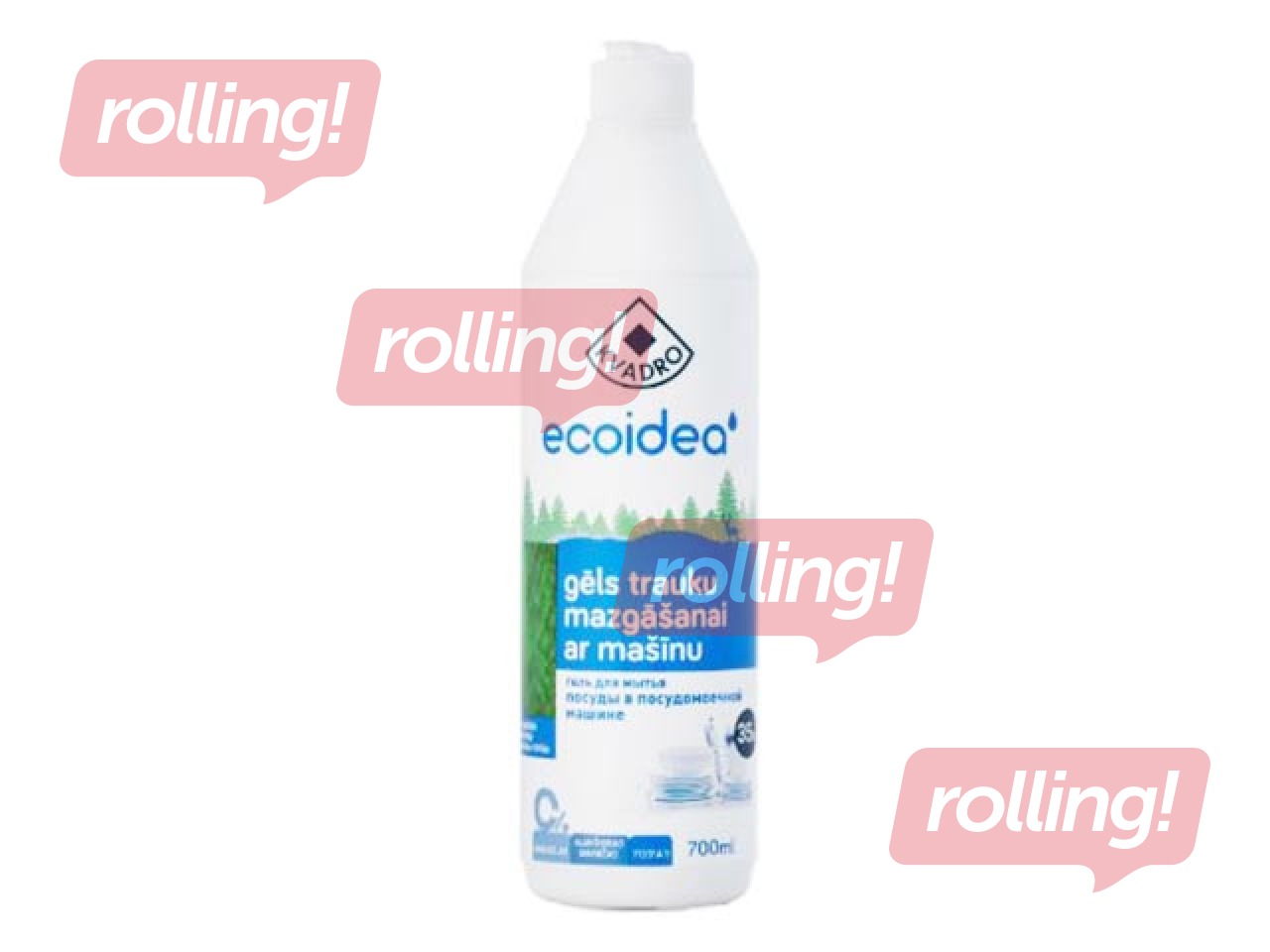 Geelpesuvahend nõudepesumasinale ECOIDEA, 700ml