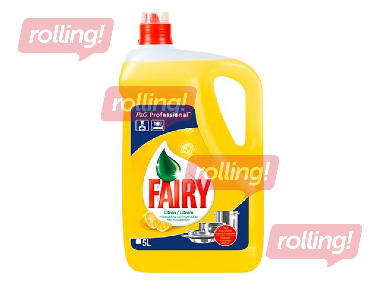 Nõudepesuvahend Fairy Lemon, 5l