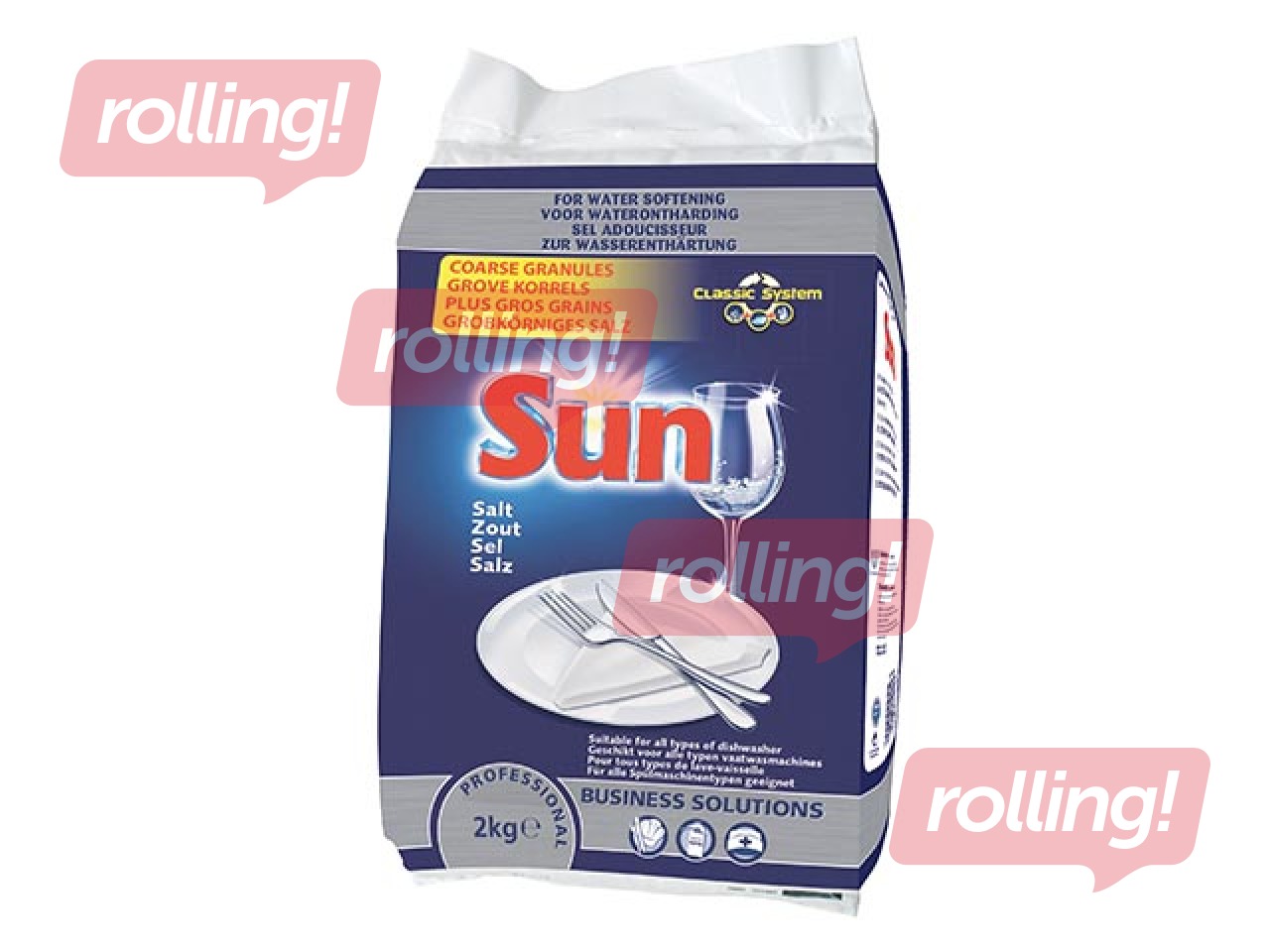 Sāls trauku mazgājamai mašīnai Sun professional, 2kg