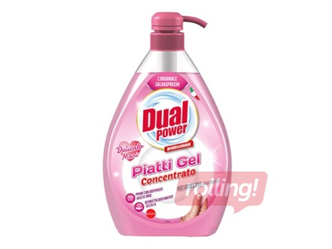 Nõudepesuvedelik, Dual Power, õrn kätele, concentrate, 1L