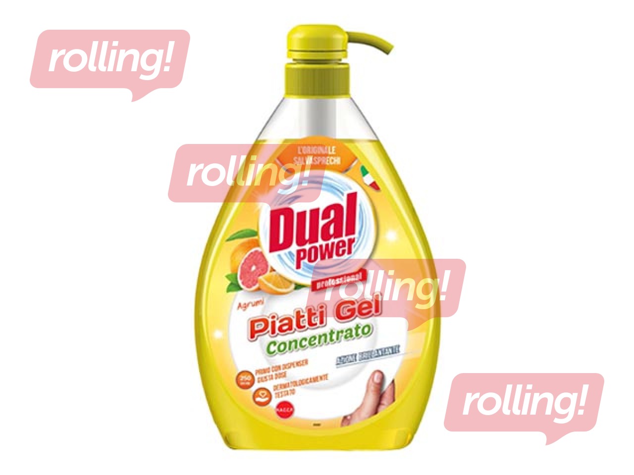 Nõudepesuvedelik, Dual Power Citrus Fruits, concentrate, 1L