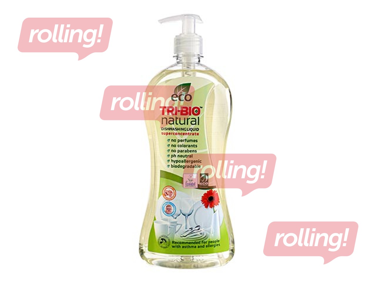 Natural eco dishwashing liquid Tri-bio, 840ml