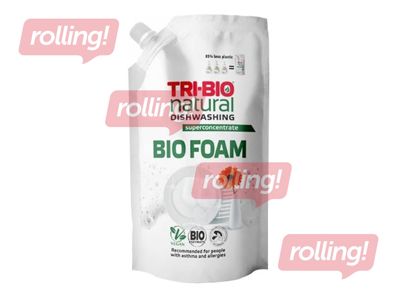 Dish washing biofoam, refill Tri-Bio 0.9l