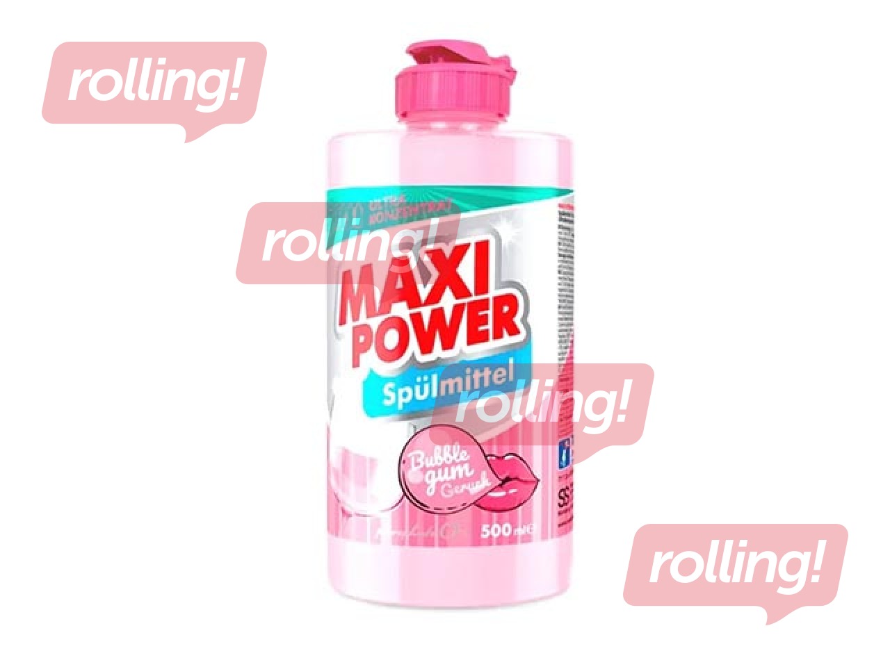 Nõudepesugeel Maxi Power, Bubble Gum, kontsentreeritud, 500ml