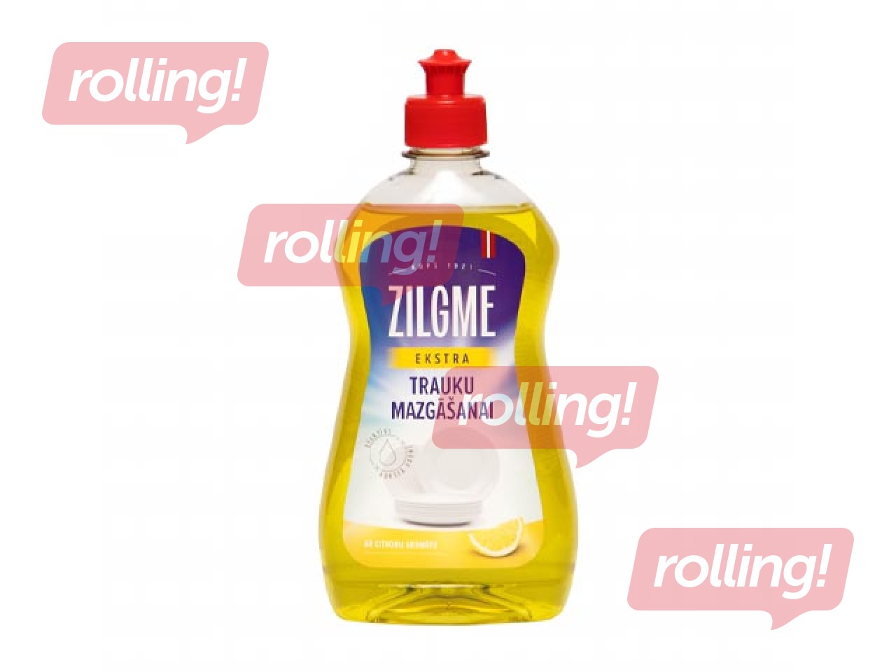 Trauku mazgāšanas līdzeklis Zilgme Ekstra, ar citronu smaržu, 450ml