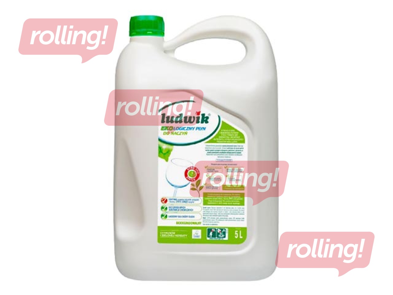 Nõudepesuvedelik Ludwik eco, 5 l