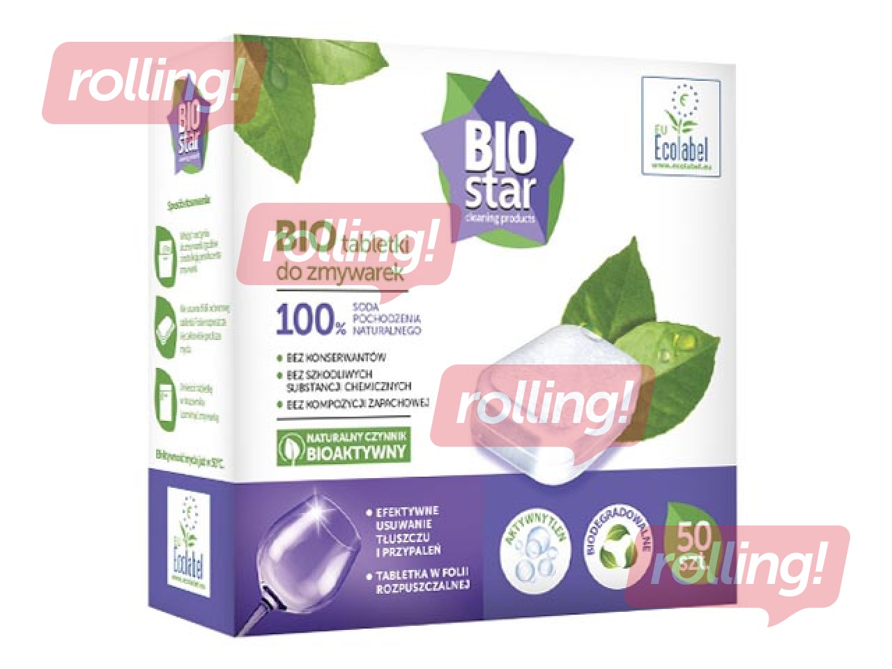 Nõudepesumasina tabletid, BIOstar, 50 tk