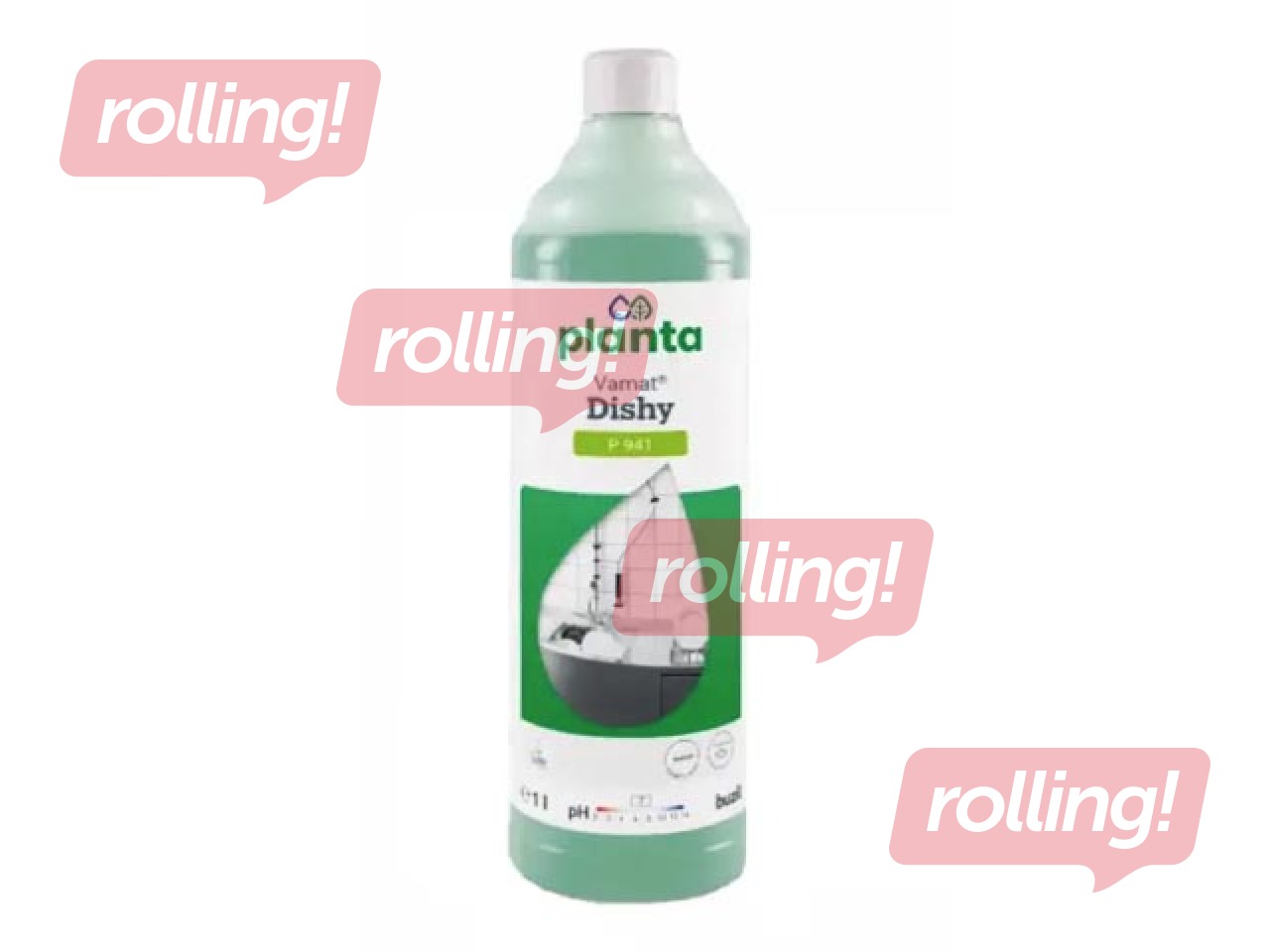 Dishwashing liquid Buzil P941 Vamat Dishy, ​​ecological, 1L