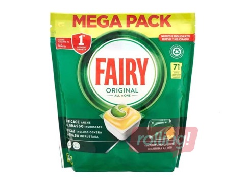 Dishwasher tablets Fairy, lemon, 71 pcs.
