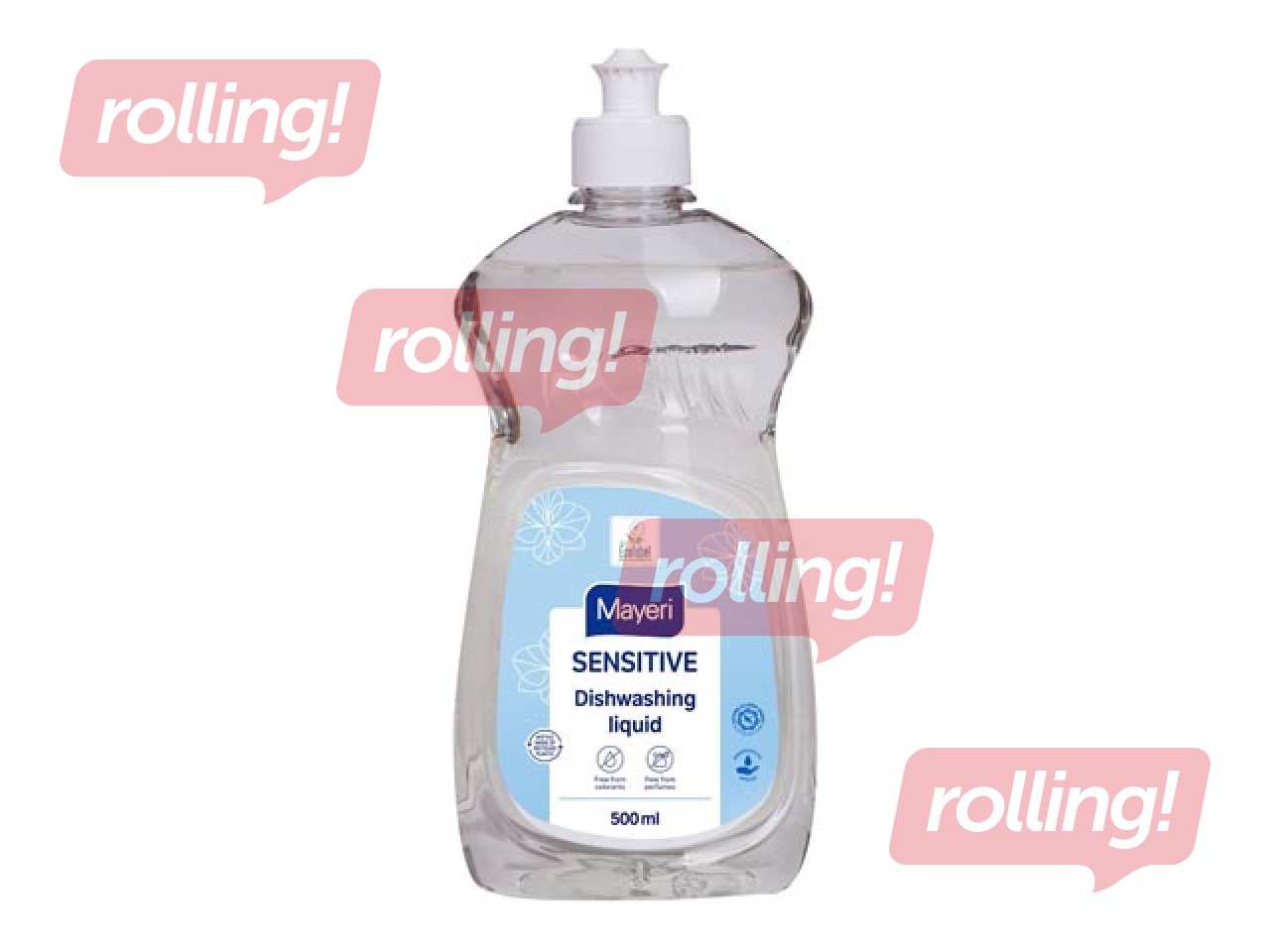 Nõudepesuvahend Mayeri, Sensitive, hüpoallergeenne, 500ml