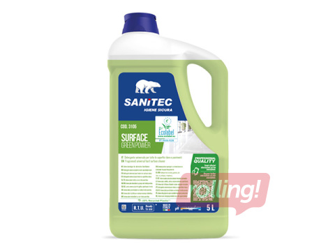 Universaalne põrandapesuvahend Sanitec Green Power Surface, ökoloogiline, 5l