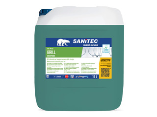 Rinse aid Sanitec, Brill, Green Power, for dishwashers, 15l
