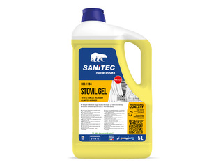 Trauku mazgājamais līdzeklis Sanitec, Stovil Gel, trauku mazgāšanas mašīnām, 5l
