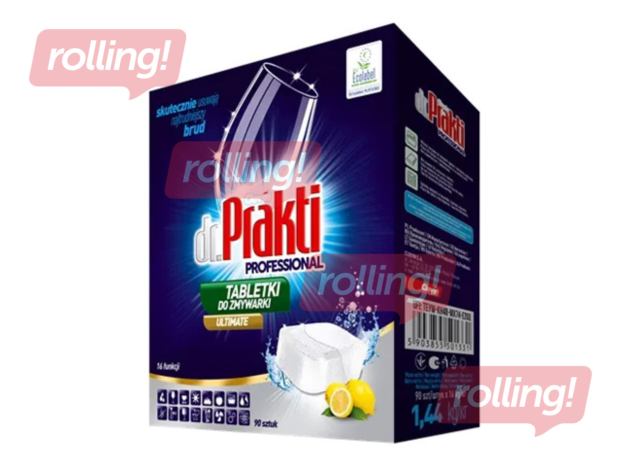 Dishwasher tablets Dr.Prakti, Ultimate, 90pcs