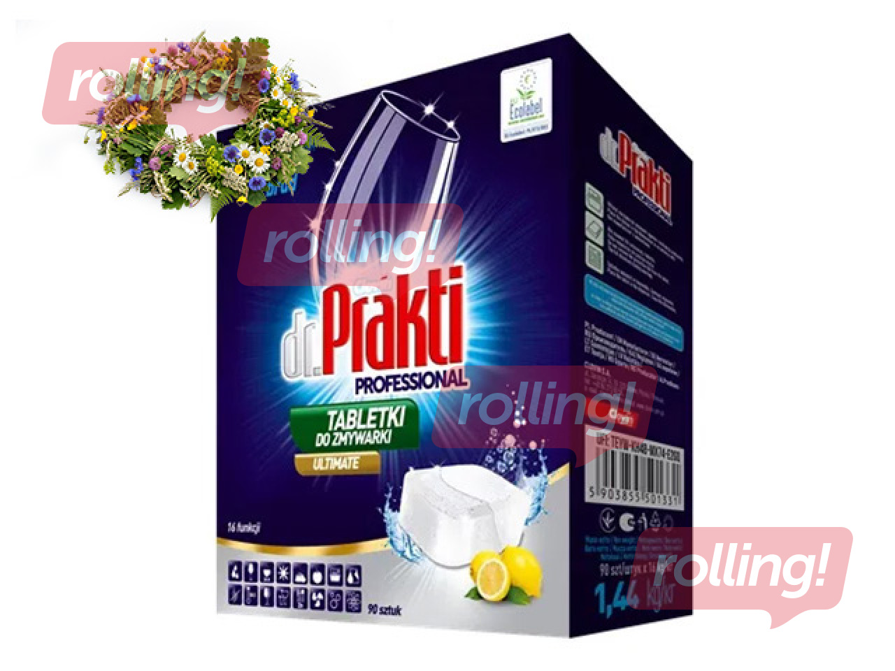 Nõudepesumasina tabletid Dr.Prakti, Ultimate, 90tk +Jaanipäeva kingitus!
