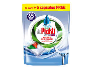 Nõudepesumasina kapslid Dr.Prakti, All in One, 65 tk