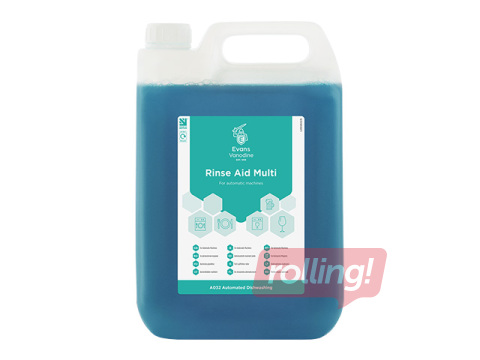 Nõudepesumasina loputusvahend Evans Vanodine Rinse Aid Multi, 5l