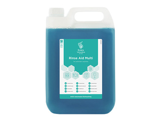 Trauku skalošanas līdzeklis Evans Vanodine Rinse Aid Multi, trauku mazgāšanas mašīnām, 5l