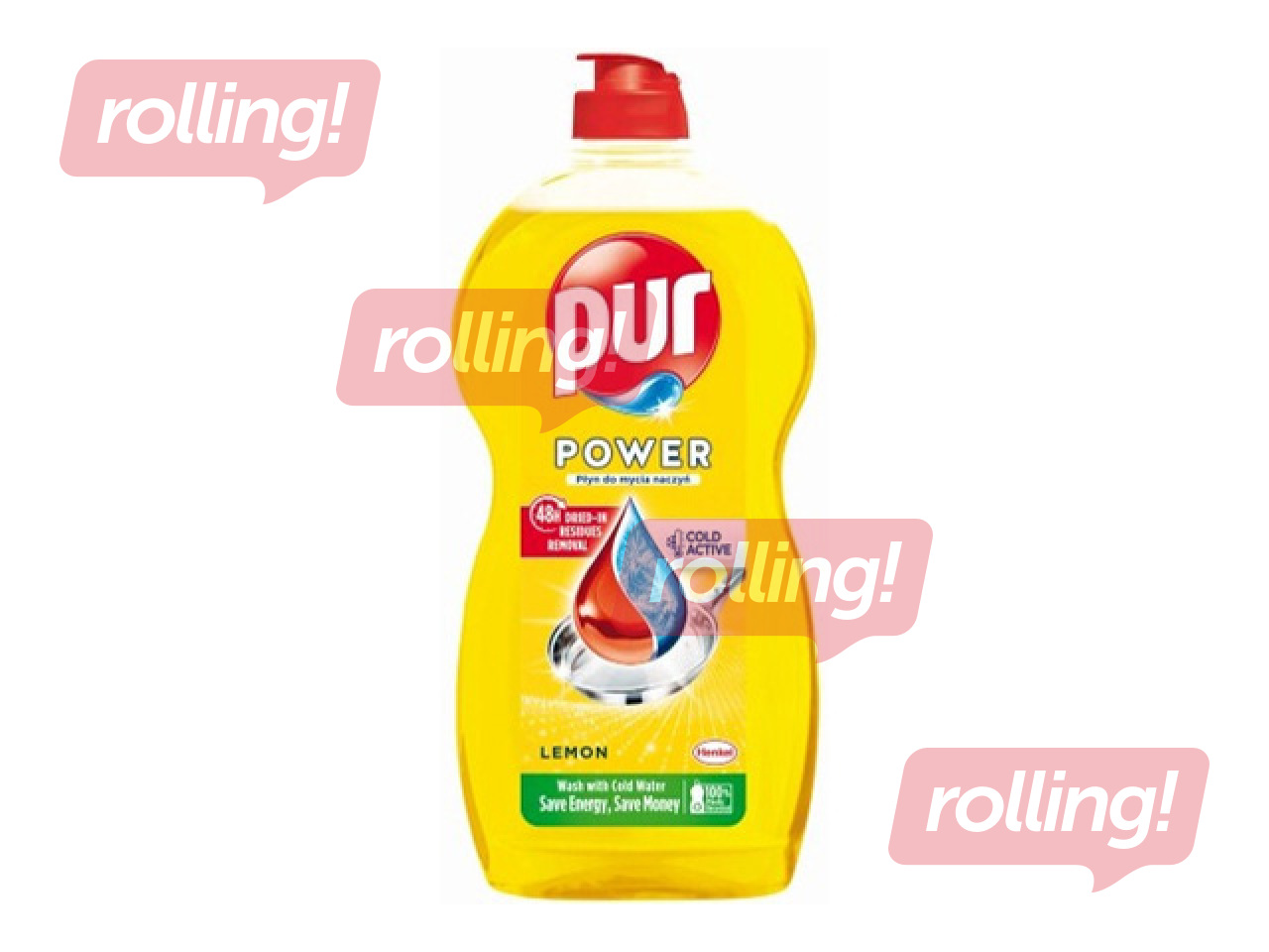 Nõudepesuvahend Pur, 1200ml, Power Lemon