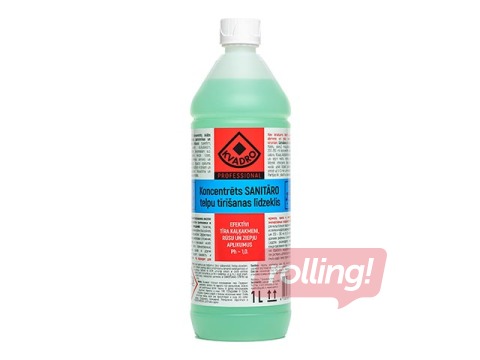 Concentrated cleaning detergent for sanitary premises, KVADRO, 1L