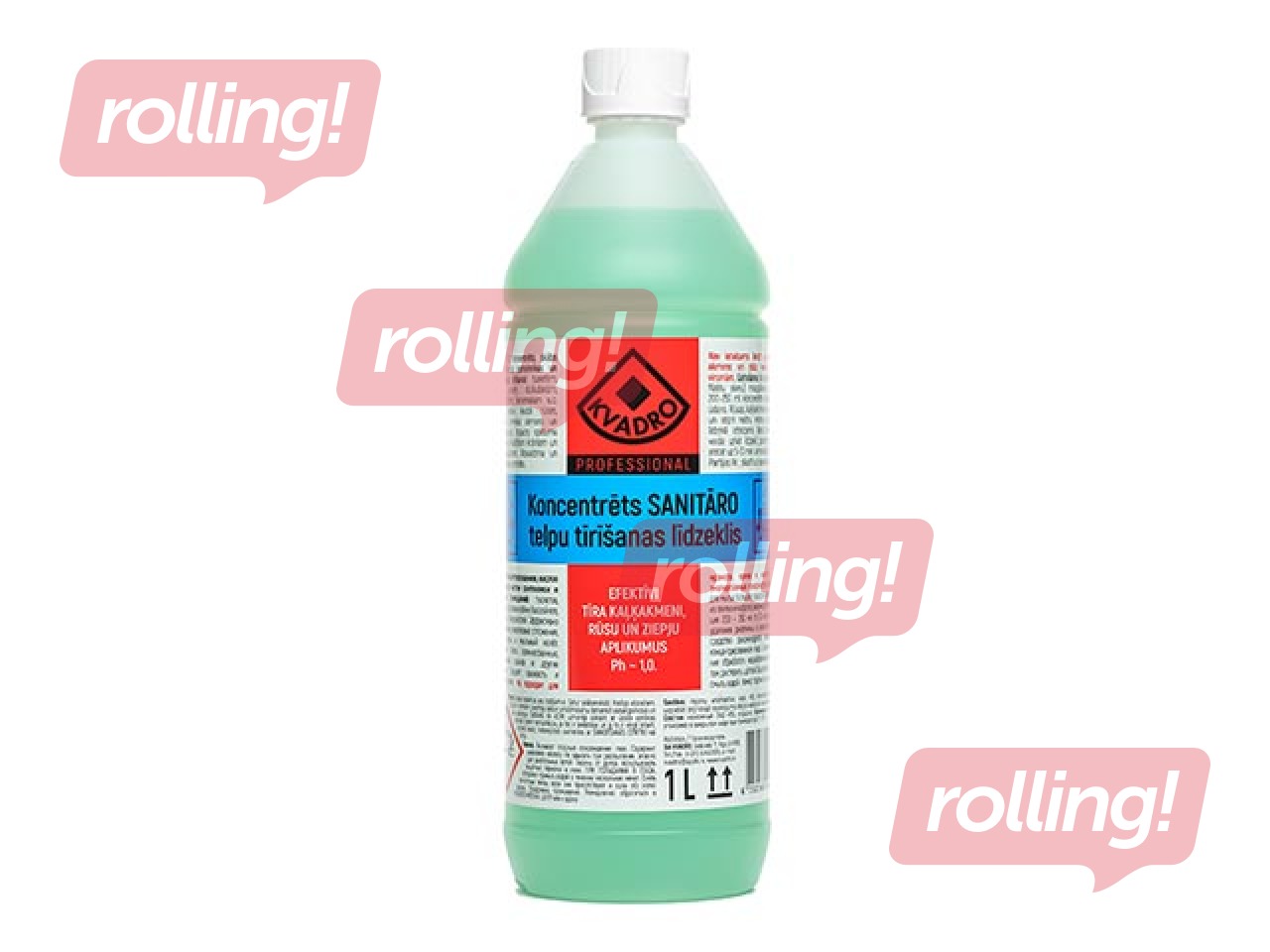 Kontsentreeritud puhastusvahend sanitaarruumidele, KVADRO, 1L