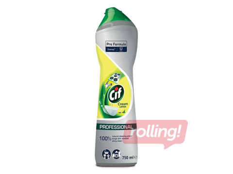 Универсальный очиститель Cif Professional Cream Lemon, 750мл