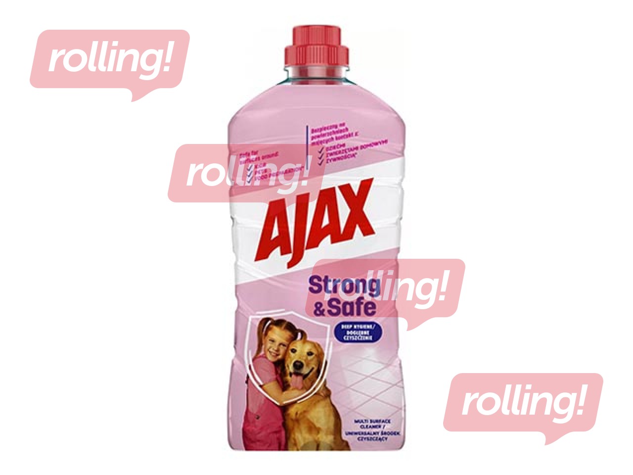 Tīrīšanas līdzeklis Ajax Strong&Safe, universāls, 1l