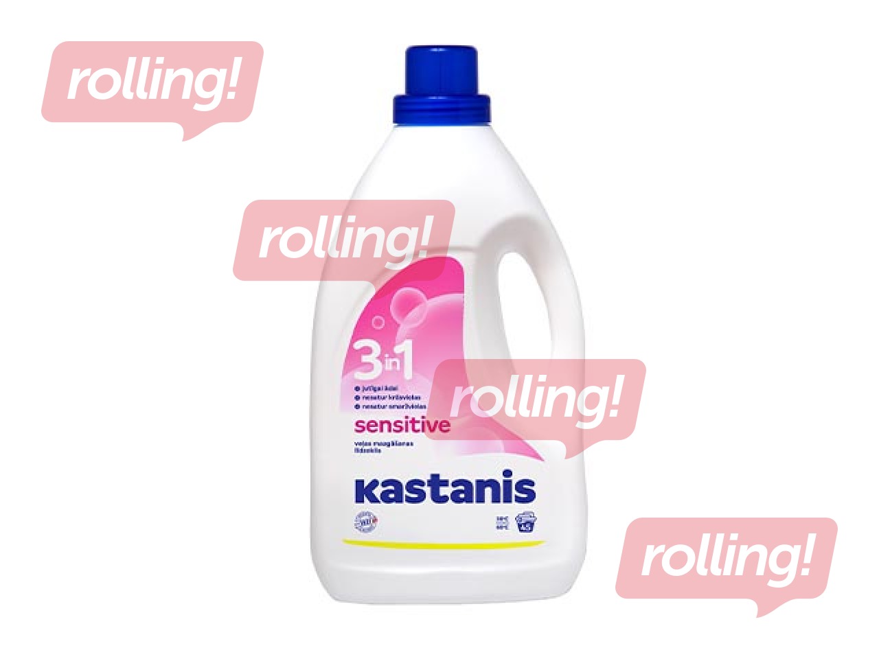 Pesugeel Kastanis, 3in1 Sensitive, 1800ml