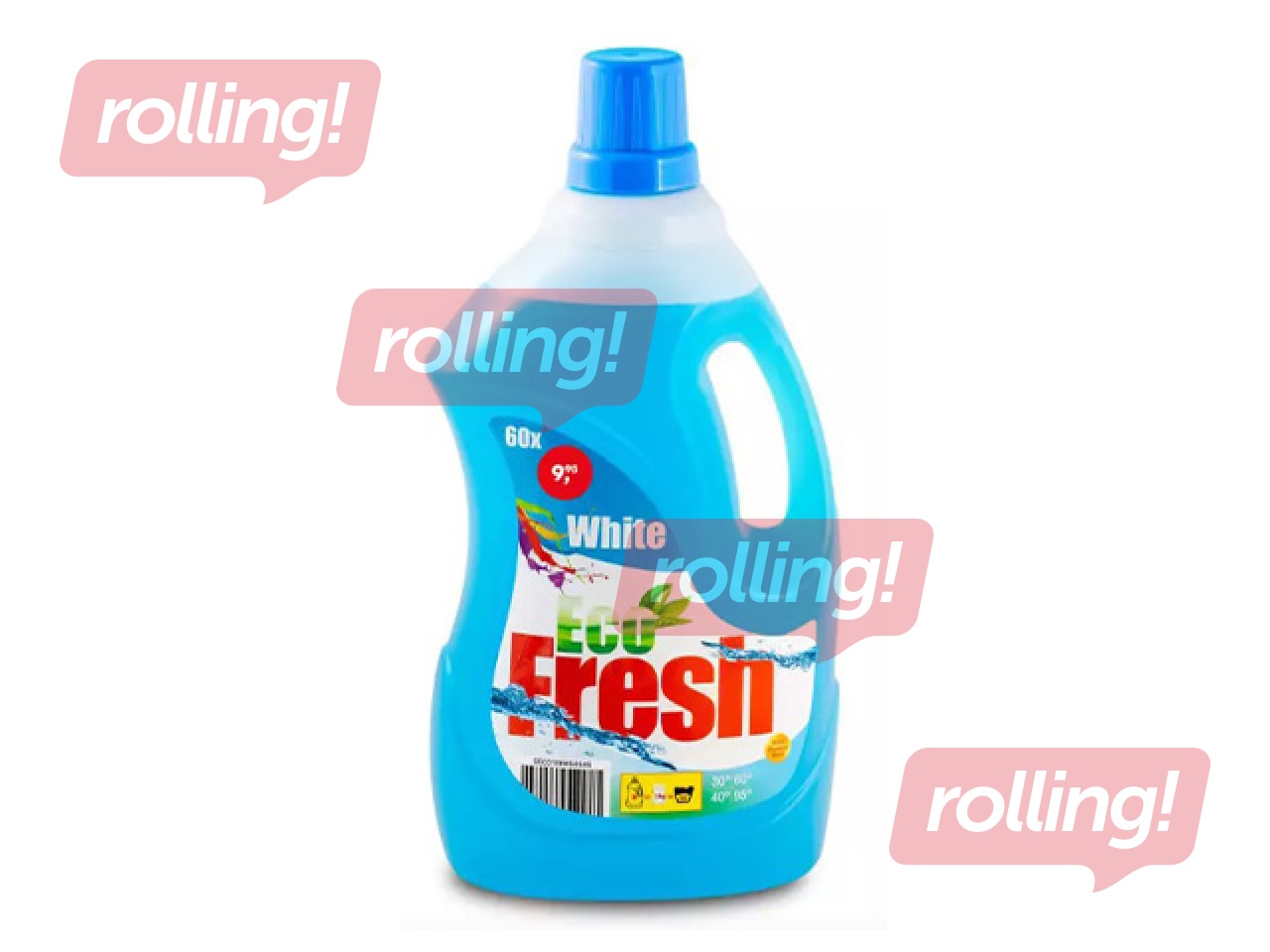 Средство для стирки Eco Fresh для белого белья, 3л