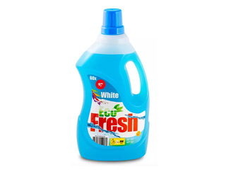 Veļas mazgāšanas līdzeklis Eco Fresh, baltai veļai, 3l
